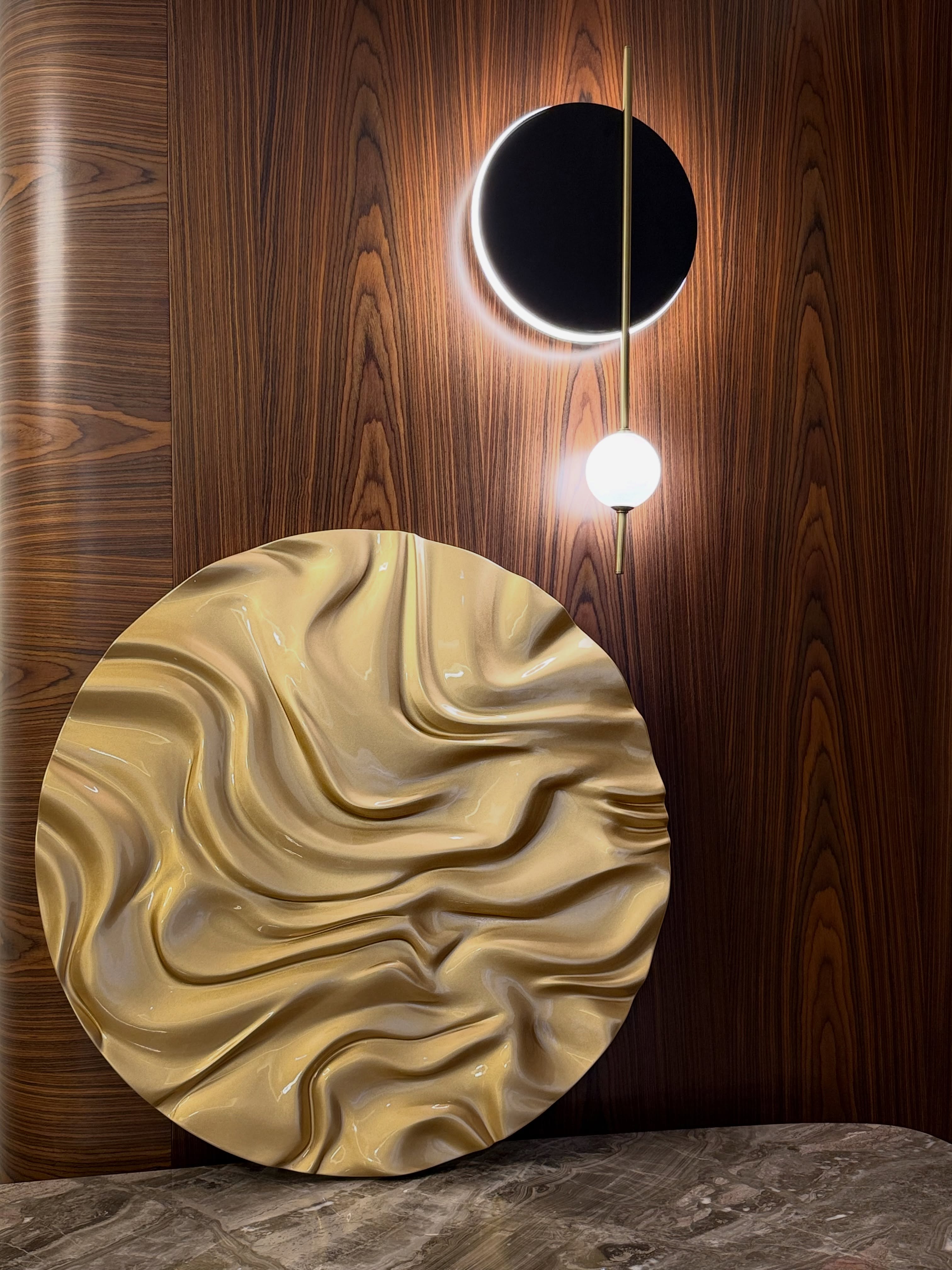 NOIRÉ • Eclipse • Az Kırışık Tuval üzerine yapılmış bir çalışma veya pleksi değildir. Tamamen MDF’den üretilmektedir 🫠 #tablo #dekorasyon #wallart #…